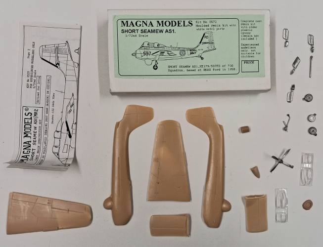 KINGKIT MODEL SCRAPYARD 1/72 MAGNA MODELS 0572 SHORT SEAMEW AS1  INCOMPLETE 