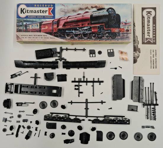 KINGKIT MODEL SCRAPYARD HO/OO ROSEBUD KITMASTER 4 DUCHESS OF GLOUCESTER CORONATION CLASS  DESPRUED 