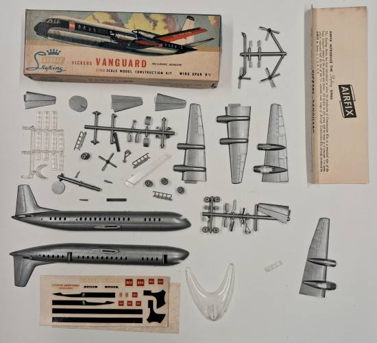 KINGKIT MODEL SCRAPYARD 1/144 AIRFIX SK 501 VICKERS VANGUARD  BROKEN PROPELLERS 