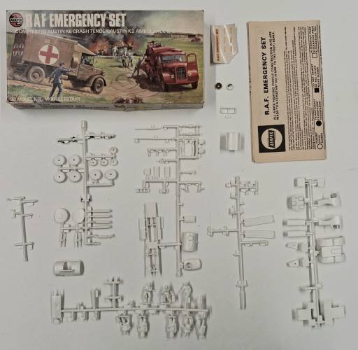 KINGKIT MODEL SCRAPYARD OO AIRFIX 02304-5 RAF EMERGENCY SET  INCOMPLETE 