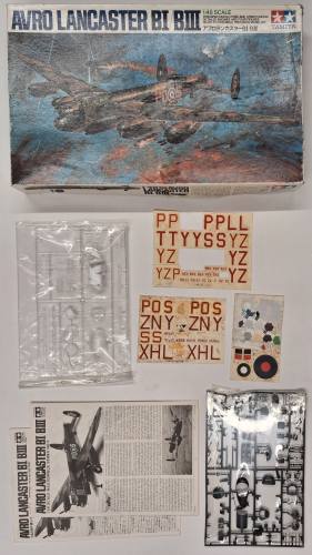 KINGKIT MODEL SCRAPYARD 1/48 TAMIYA MA120 AVRO LANCASTER BI/BIII  CUT AND DAMAGED DECALS 