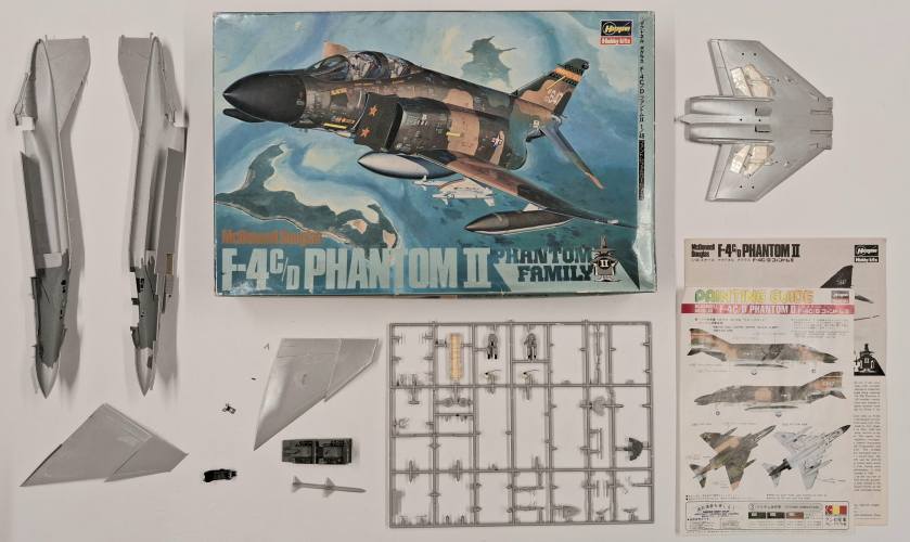 KINGKIT MODEL SCRAPYARD 1/48 HASEGAWA P6 MCDONNELL DOUGLAS F-4C/D PHANTOM II  STARTED 