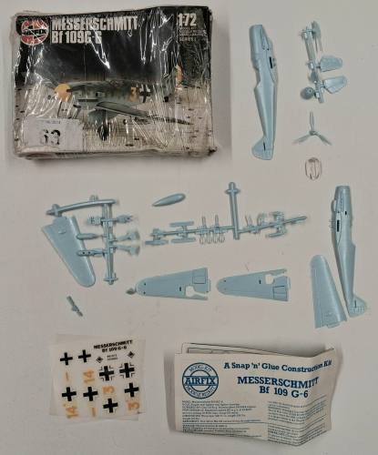 KINGKIT MODEL SCRAPYARD 1/72 AIRFIX 9 61072 MESSERSCHMITT BF 109G-6  INCOMPLETE 