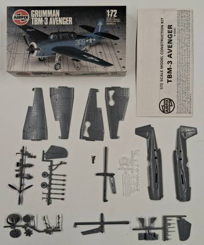 KINGKIT MODEL SCRAPYARD 1/72 AIRFIX 03033 TBM-3 AVENGER  NO DECALS 