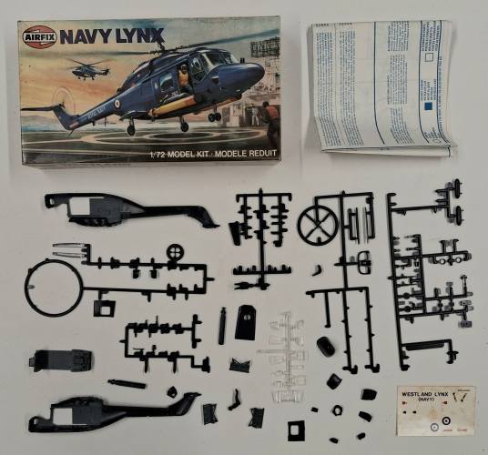 KINGKIT MODEL SCRAPYARD 1/72 AIRFIX 9 03024 WESTLAND NAVY LYNX  STARTED 