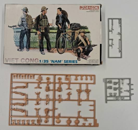 KINGKIT MODEL SCRAPYARD 1/35 DRAGON 3304 NAM SERIES VIET CONG  INCOMPLETE 