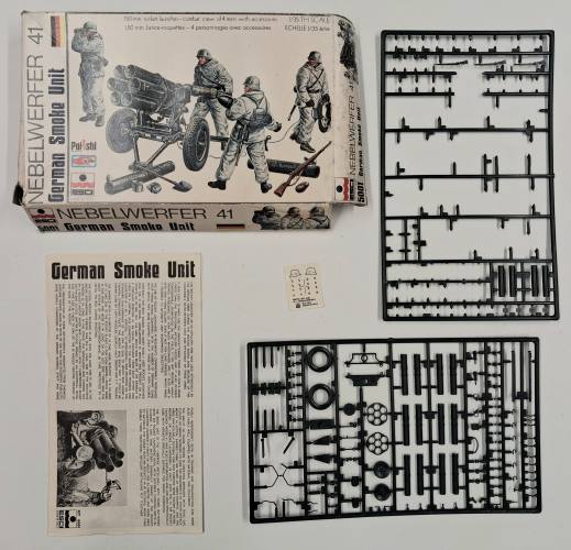 KINGKIT MODEL SCRAPYARD 1/35 ESCI 5001 NEBELWERFER 41 GERMAN SMOKE UNIT  SPARES   REPAIRS 