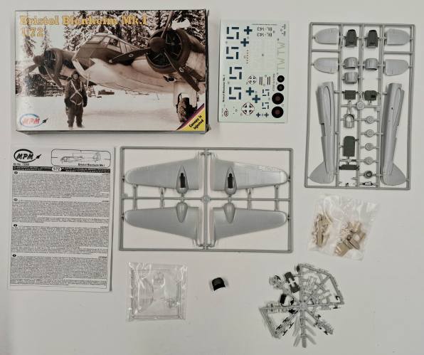 KINGKIT MODEL SCRAPYARD 1/72 MPM 72500 BRISTOL BLENHEIM MK. I  STARTED 