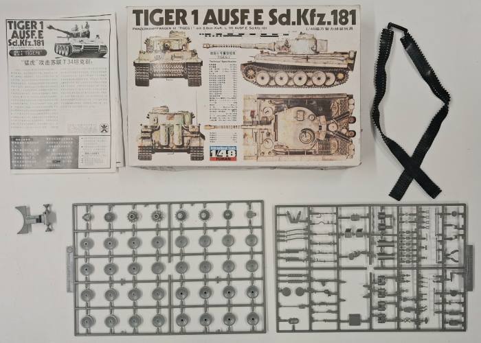 KINGKIT MODEL SCRAPYARD 1/48 FUMAN TIGER 1 AUSF.E SD.KFZ.181  STARTED 