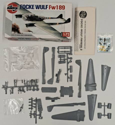 KINGKIT MODEL SCRAPYARD 1/72 AIRFIX 03053 FOCKE WULF FW189  STARTED  