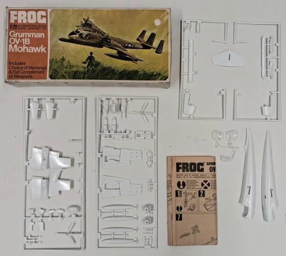 KINGKIT MODEL SCRAPYARD 1/72 FROG F270 GRUMMAN OV-1B MOHAWK  NO DECALS 