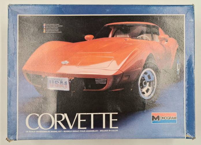 KINGKIT MODEL SCRAPYARD 1/8 MONOGRAM 2603 CORVETTE  INCOMPLETE  - UK SALE ONLY