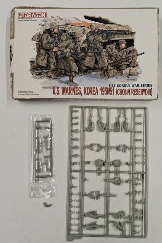 KINGKIT MODEL SCRAPYARD 1/35 DRAGON 6802 US MARINES KOREA 1950/51  INCOMPLETE 