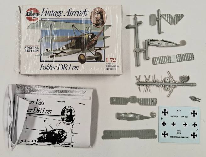 KINGKIT MODEL SCRAPYARD 1/72 AIRFIX 01074 FOKKER DR1 1917  INCOMPLETE 