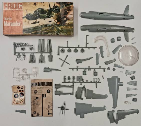KINGKIT MODEL SCRAPYARD 1/72 FROG F338 MARTIN MARAUDER  STARTED 