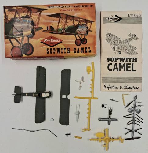 KINGKIT MODEL SCRAPYARD 1/72 KEILKRAFT F2 SOPWITH CAMEL  STARTED 