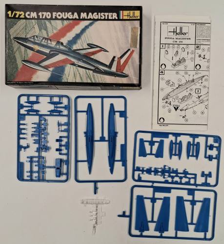 KINGKIT MODEL SCRAPYARD 1/72 HELLER 220 C M 170 FOUGA MAGISTER  NO DECALS 