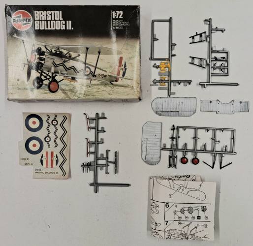 KINGKIT MODEL SCRAPYARD 1/72 AIRFIX 01055 BRISTOL BULLDOG II  SPARES   REPAIRS 