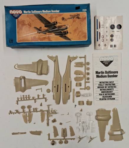 KINGKIT MODEL SCRAPYARD 1/72 NOVO F339 MARTIN BALTIMORE  STARTED 