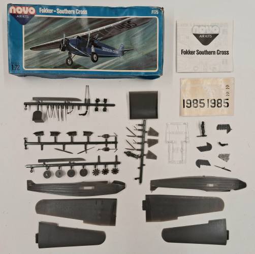 KINGKIT MODEL SCRAPYARD 1/72 NOVO F175 FOKKER SOUTHERN CROSS  CRACKED DECALS 
