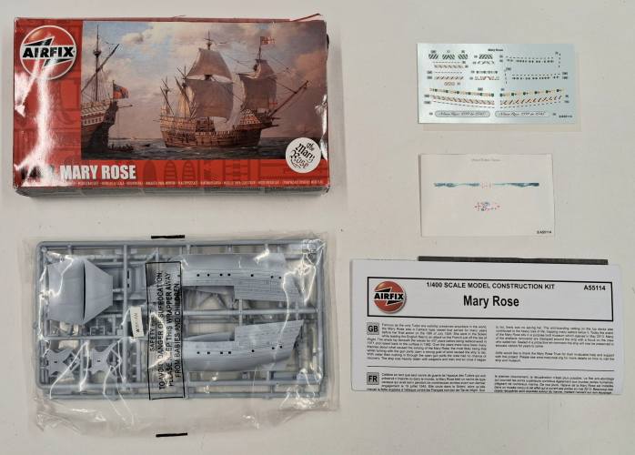 KINGKIT MODEL SCRAPYARD 1/400 AIRFIX 55114 MARY ROSE  NO PAINTS/GLUE 