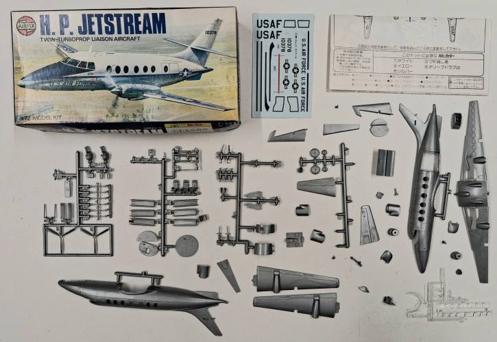 KINGKIT MODEL SCRAPYARD 1/72 AIRFIX X 303450 HANDLEY PAGE JETSTREAM TWIN-TURBOPROP LIAISON AIRCRAFT  INCOMPLETE 