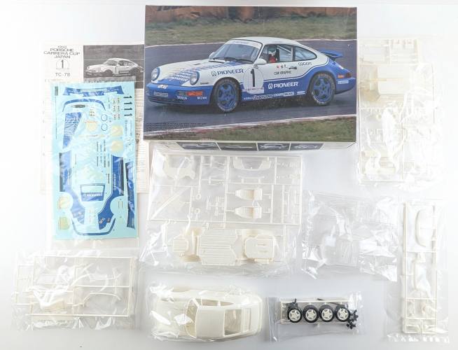 KINGKIT MODEL SCRAPYARD 1/24 FUJIMI TC-78 1992 PORSCHE CARRERA CUP JAPAN  CRACKED DECALS 