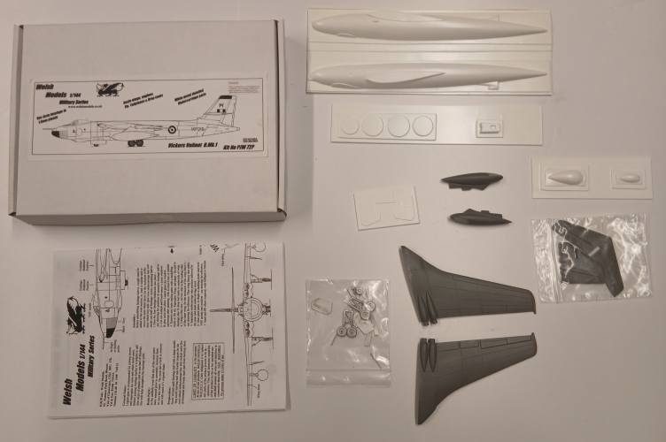 KINGKIT MODEL SCRAPYARD 1/144 WELSH MODELS PJW 72P VICKERS VALIANT B.MK.1  STARTED 
