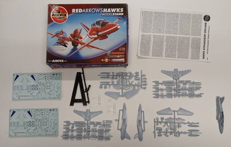 KINGKIT MODEL SCRAPYARD 1/72 AIRFIX 08660 RED ARROWS HAWKS  STARTED 