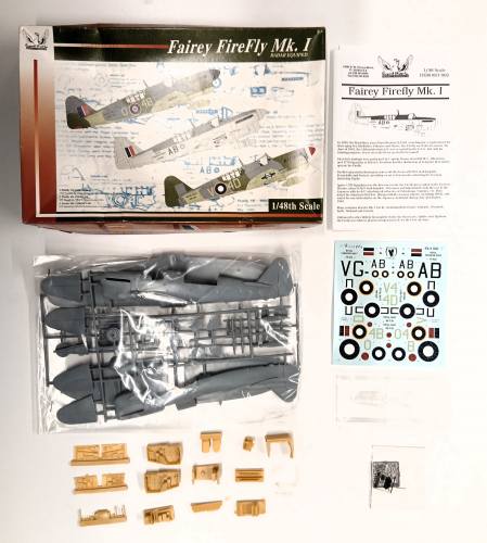 KINGKIT MODEL SCRAPYARD 1/48 GRAND PHOENIX KT002 FAIREY FIREFLY MK.I RADAR EQUIPED  CRACKED DECALS 