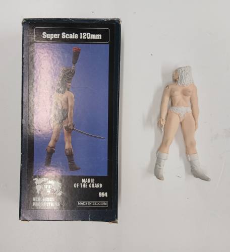 KINGKIT MODEL SCRAPYARD 120MM VERLINDEN PRODUCTIONS 994 MARIE OF THE GUARD  INCOMPLETE  STARTED 