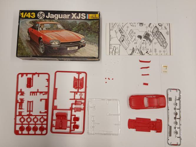 KINGKIT MODEL SCRAPYARD 1/43 HELLER 183 JAGUAR XJS  STARTED 