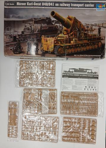 KINGKIT MODEL SCRAPYARD 1/35 TRUMPETER 00209 M  RSER KARL-GER  T  INCOMPLETE  - UK SALE ONLY