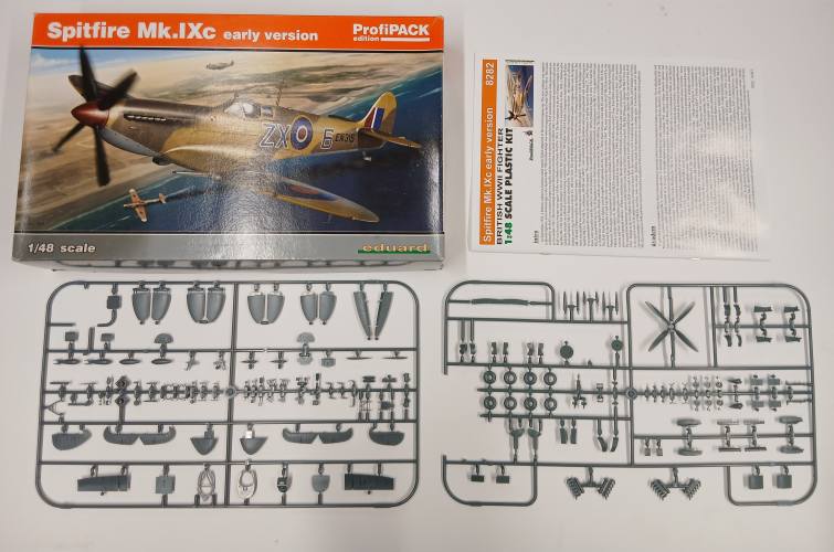 KINGKIT MODEL SCRAPYARD 1/48 EDUARD 8282 SPITFIRE MK.IXC EARLY VERSION  INCOMPLETE 