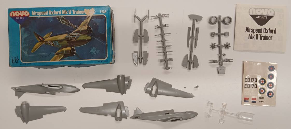 KINGKIT MODEL SCRAPYARD 1/72 NOVO F336 AIRSPEED OXFORD MK II TRAINER  CRACKED DECALS 