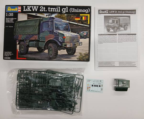 KINGKIT MODEL SCRAPYARD 1/35 REVELL 03082 LKW 2T TMIL GL UNIMOG  DAMAGED CAB 