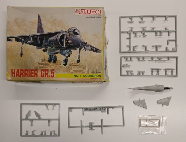 KINGKIT MODEL SCRAPYARD 1/144 DRAGON 4515 HARRIER GR.5  STARTED 