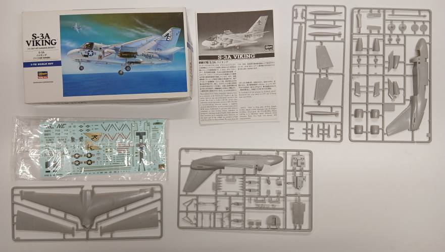 KINGKIT MODEL SCRAPYARD 1/72 HASEGAWA E7 S-3A VIKING  INCOMPLETE 