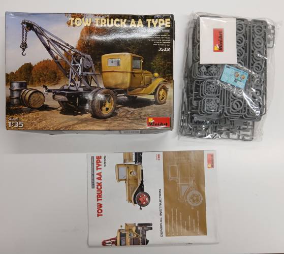 KINGKIT MODEL SCRAPYARD 1/35 MINIART 35351 TOW TRUCK AA TYPE  DAMP DAMAGE 