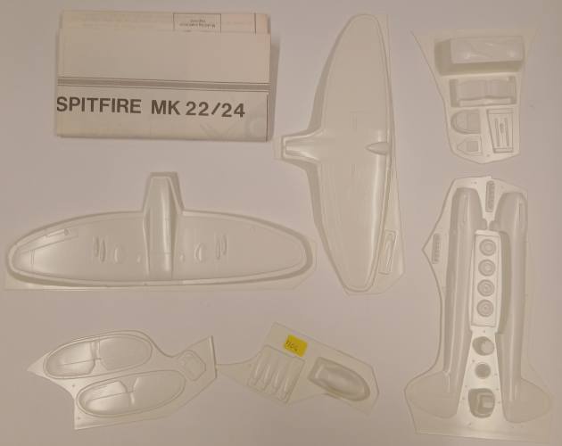 KINGKIT MODEL SCRAPYARD 1/48 FALCON SUPERMARINE SPITFIRE MK 22/24  INCOMPLETE 