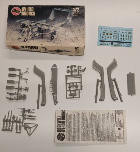 KINGKIT MODEL SCRAPYARD 1/72 AIRFIX 02074 OV-10D BRONCO  INCOMPLETE 