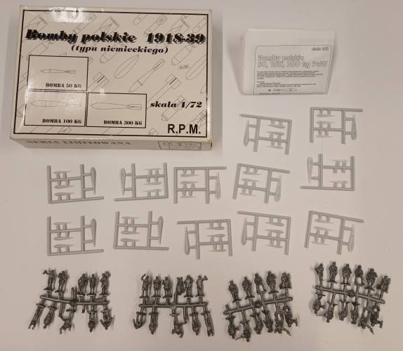 KINGKIT MODEL SCRAPYARD 1/72 RPM POLISH BOMBS 1918-39  INCOMPLETE 
