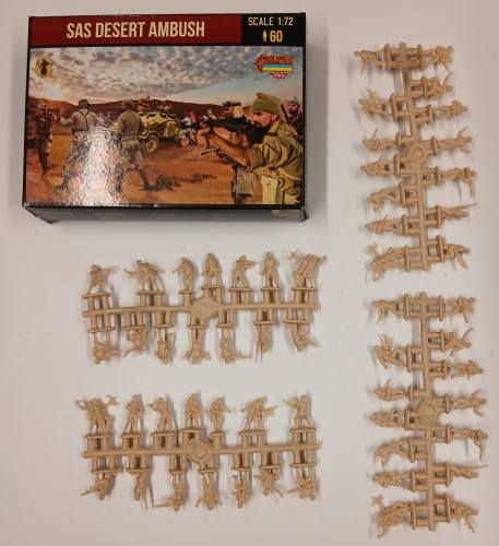 KINGKIT MODEL SCRAPYARD 1/72 STRELETS M145 SAS DESERT AMBUSH  INCOMPLETE 