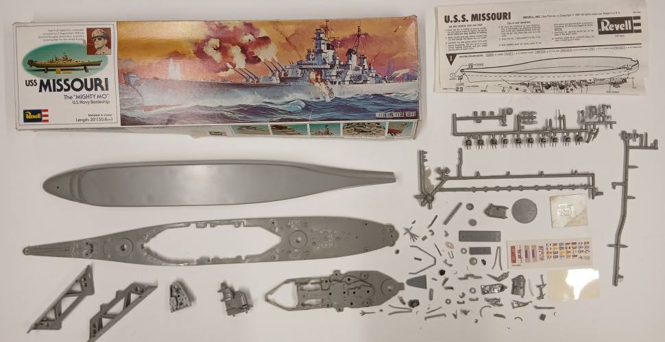 KINGKIT MODEL SCRAPYARD 20  REVELL H-301 USS MISSOURI  SPARES AND REPAIRS 