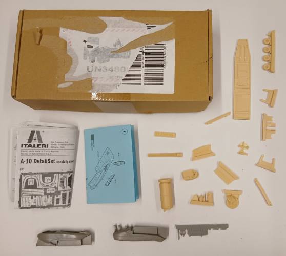 KINGKIT MODEL SCRAPYARD 1/48 ITALERI 26001 A-10 DETAIL SET  NO BOX   MISSING ETCH 