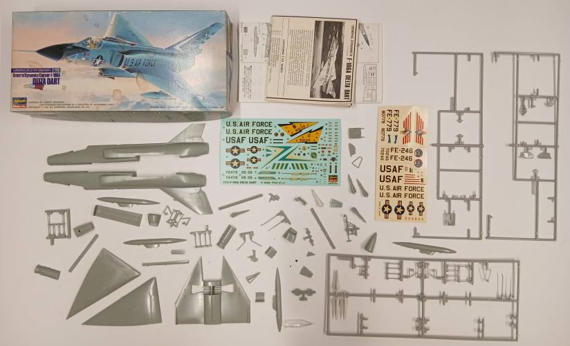 KINGKIT MODEL SCRAPYARD 1/72 HASEGAWA F-106A DELTA DART 714  SPARES   REPAIRS 