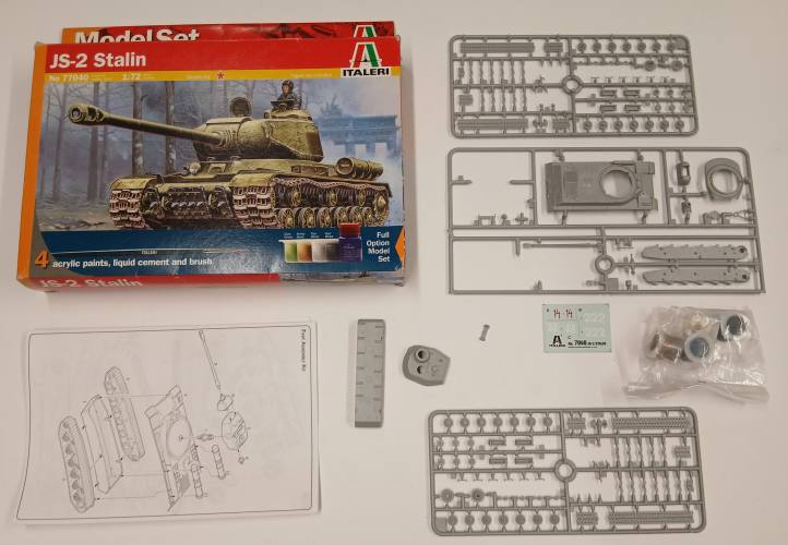KINGKIT MODEL SCRAPYARD 1/72 ITALERI 77040 JS-2 STALIN  MISSING BRUSH   GLUE 