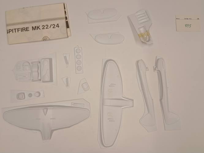 KINGKIT MODEL SCRAPYARD 1/48 FALCON SUPERMARINE SPITFIRE MK 22/24  STARTED 