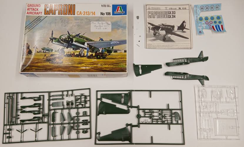 KINGKIT MODEL SCRAPYARD 1/72 ITALERI 106 CAPRONI CA-313/14  CUT DECALS 