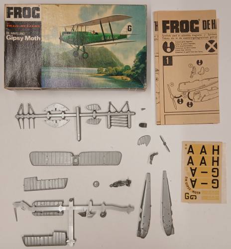 KINGKIT MODEL SCRAPYARD 1/72 FROG F169 GIPYSY MOTH  INCOMPLETE  